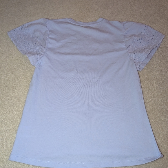 Nwot Express Purple Short Sleeve Top Sz Xs - Picture 3 of 6